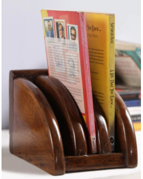  Solid Wood Stationery Holder